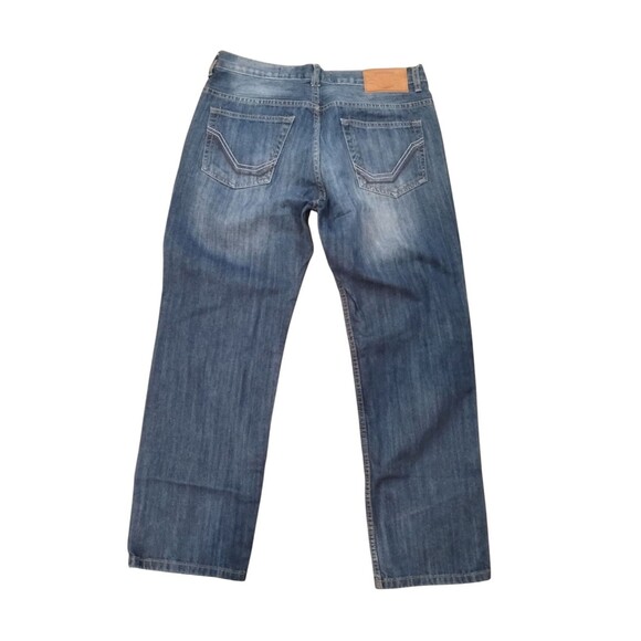 Men's United Denim Of America Distressed Relaxed Straight Leg Jeans Size 38x30 - Picture 4 of 7